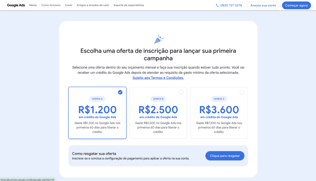 Como Ganhar R$ 1200 Reais no Google Ads