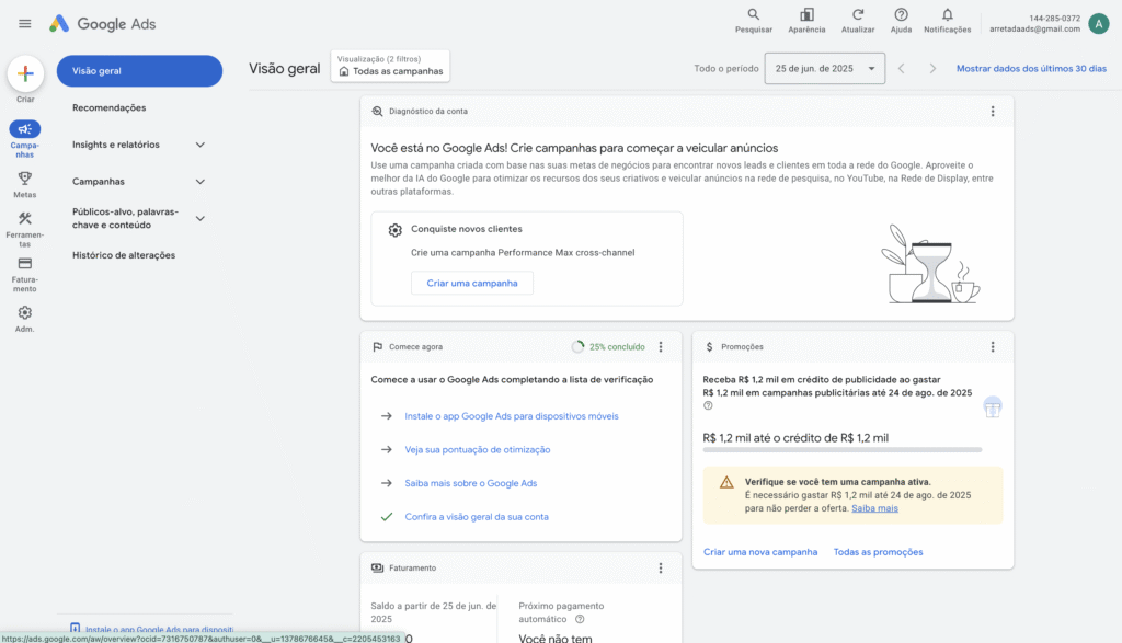 Como Ganhar R$ 1200 Reais no Google Ads